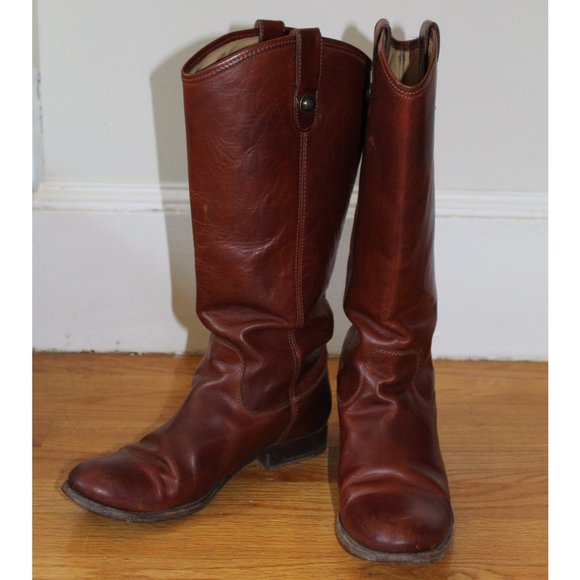 Frye Melissa Button Riding Boots - Style 77167 - Picture 2 of 8